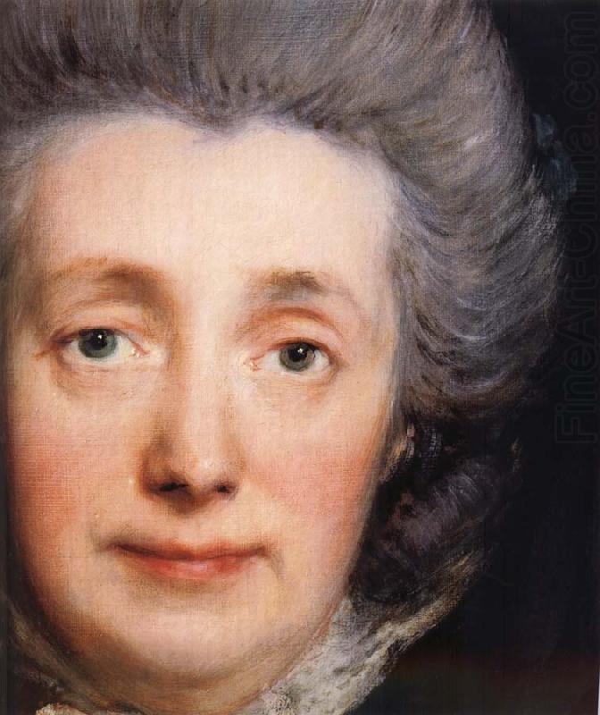 Detail of Portrait of artist-s Wife, Thomas Gainsborough